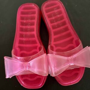 Kate Spade Pink Bow Sandals-Brand new, never worn!!